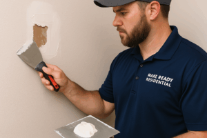 Handyman providing property management repair services in DFW rental home