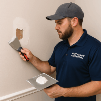 Handyman providing property management repair services in DFW rental home